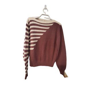 White Stag nwt vintage sweater womens size Large angora wool blend mauve